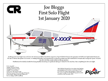 First Solo - Piper PA28